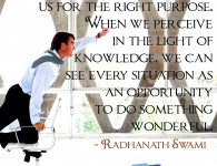 Radhanath Swami on stress is good