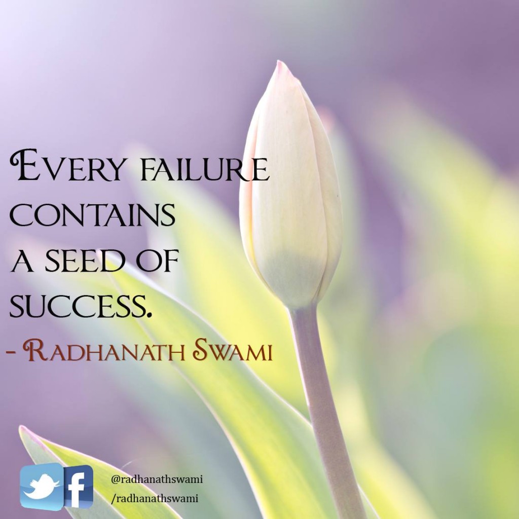 Radhanath Swami on seed of success