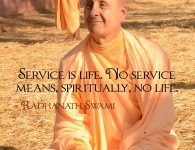 Radhanath Swami on service is life