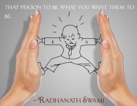 Radhanath Swami’s quote on Material world
