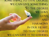 Radhanath Swami on degree of giving something
