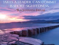 Radhanath Swami on the greatest mistakes