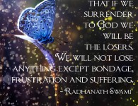 Radhanath Swami on Surrender to God